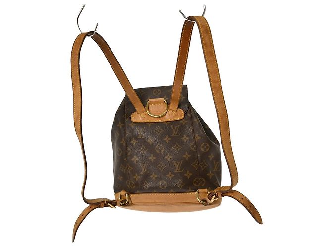 Louis Vuitton Montsouris Monogram MM Marrone - vista 2