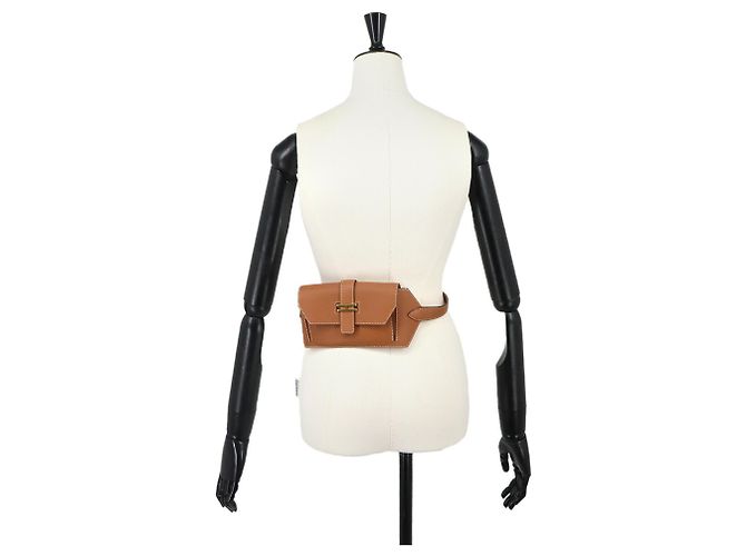 Hermès Marsupio Hermes Elan Pocket 24 Marrone - vista 10