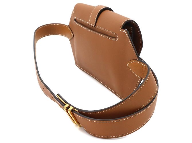 Hermès Marsupio Hermes Elan Pocket 24 Marrone - vista 3