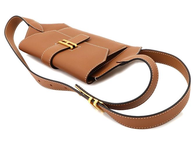 Hermès Marsupio Hermes Elan Pocket 24 Marrone - vista 5