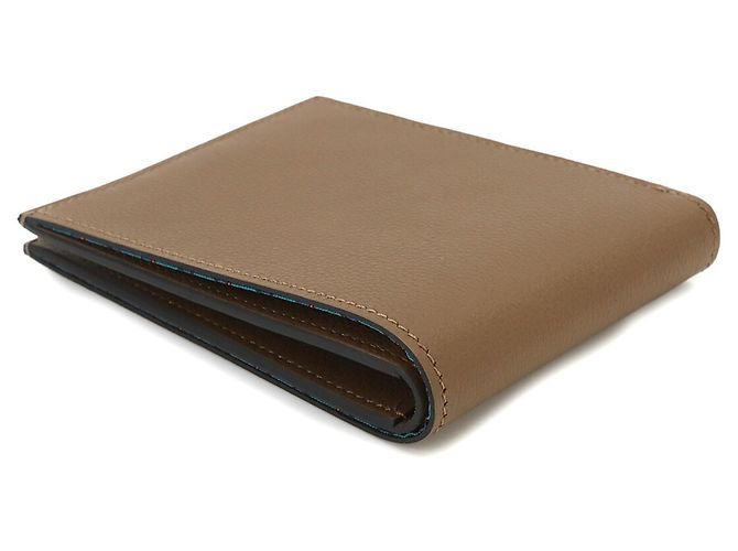 Hermès Cartera compacta bi-fold Hermes Citizen Twill Beige - vista 4