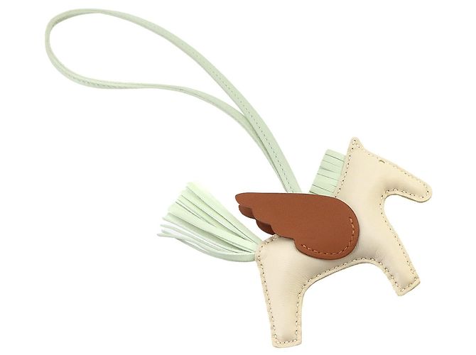 Hermès Hermes Rodeo Pegasus PM Handbag Charm Bianco - vista 3