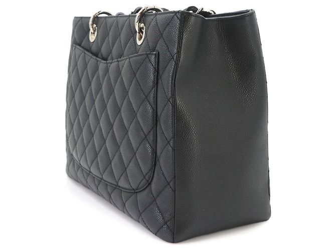 Borsa Chanel Matelasse Grand Chain Tote Nero - vista 4