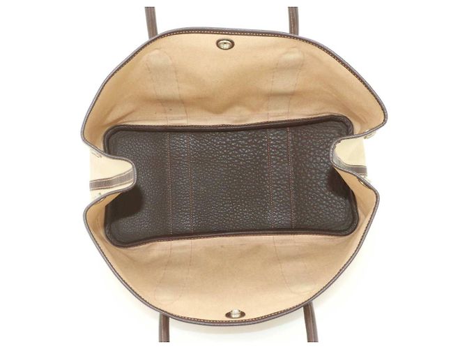 Hermès Hermes Garden 36 PM Tote Handtasche Braun - Ansicht 7