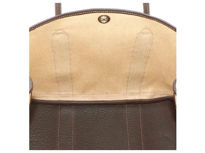Hermès Hermes Garden 36 PM Tote Handtasche Braun - Ansicht 8