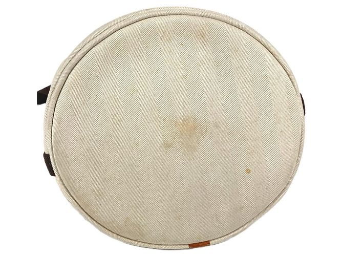 Hermès Sac de Pansage Bucket Bag Beige - vista 5