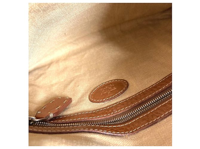 Fendi Selleria Leder-Crossbody-Tasche Braun - Ansicht 13