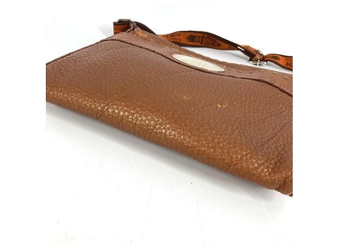 Fendi Selleria Leder-Crossbody-Tasche Braun - Ansicht 6