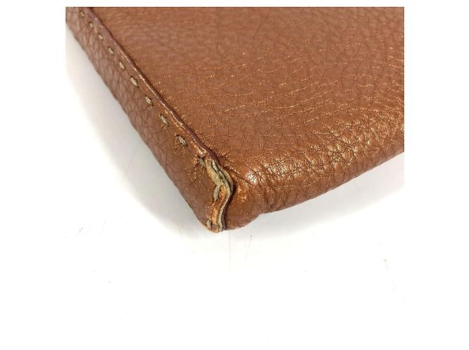 Fendi Selleria Leder-Crossbody-Tasche Braun - Ansicht 7
