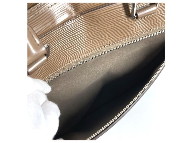 Borsetta Louis Vuitton in pelle Epi Marrone Beige - vista 13