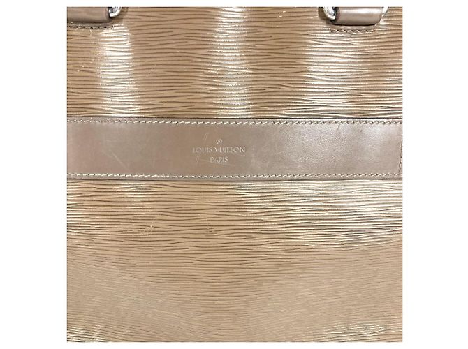 Borsetta Louis Vuitton in pelle Epi Marrone Beige - vista 2