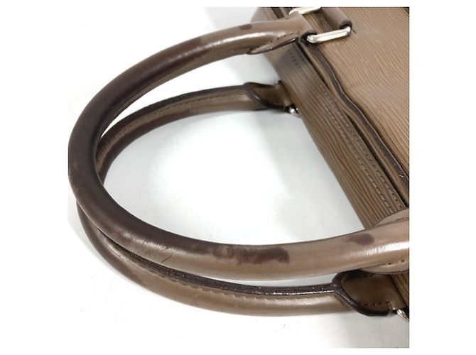Borsetta Louis Vuitton in pelle Epi Marrone Beige - vista 6