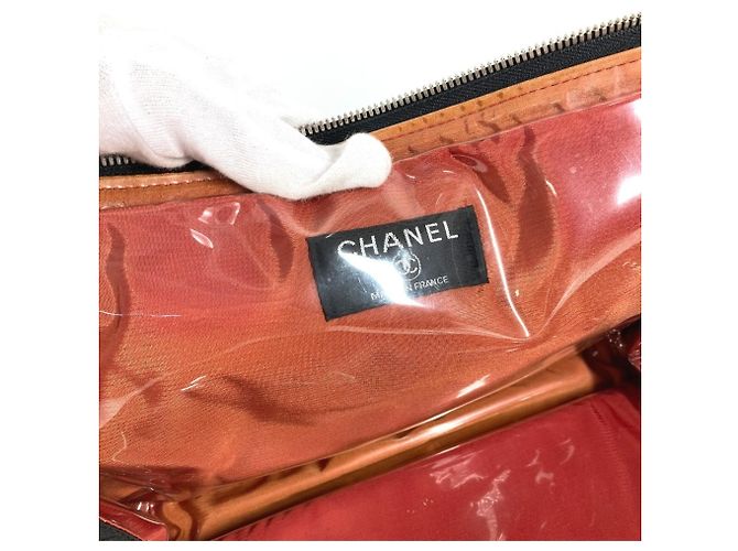 Borsa Pouch Chanel Old Travel Line Nero - vista 13