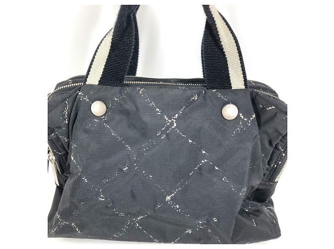 Borsa Pouch Chanel Old Travel Line Nero - vista 3