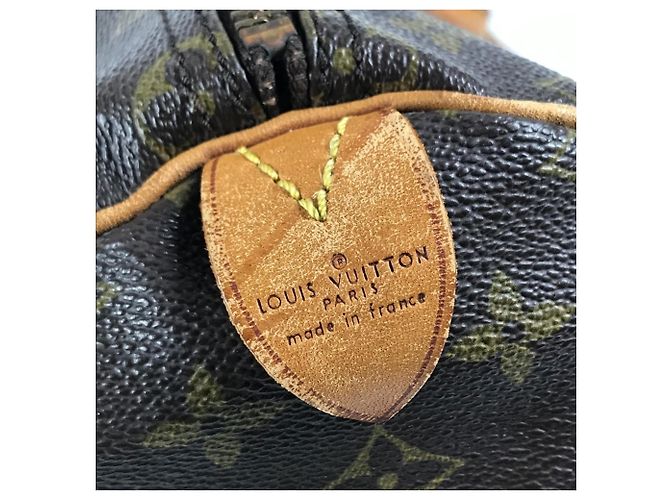 Borsa a mano Louis Vuitton Monogram Keepall 55 Marrone - vista 5