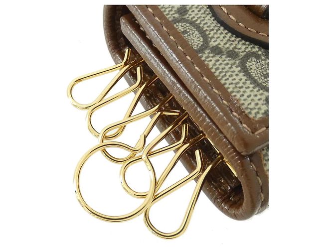 Gucci HORSEBIT 1955 Schlüsseltasche Braun Beige - Ansicht 2