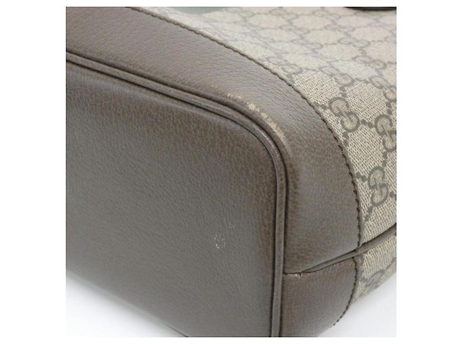 Bolsa Gucci Ophidia 726762 2AAAY Marrom Multicor Bege - vista 2