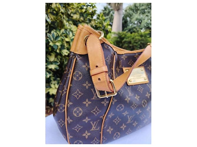 Borsa a tracolla Louis Vuitton Galliera PM Monogram Canvas Marrone Monogramma - vista 13