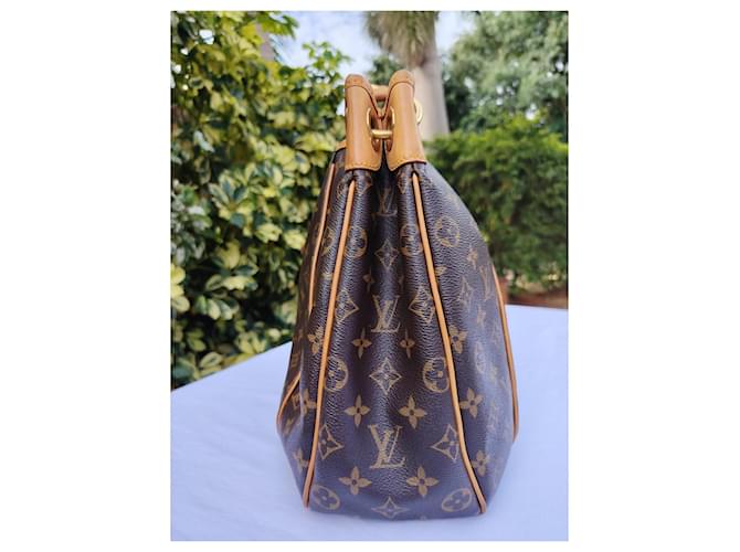 Borsa a tracolla Louis Vuitton Galliera PM Monogram Canvas Marrone Monogramma - vista 8