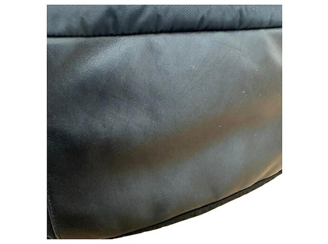 Borsa a mano Prada BR4261 in nylon nera Nero - vista 10