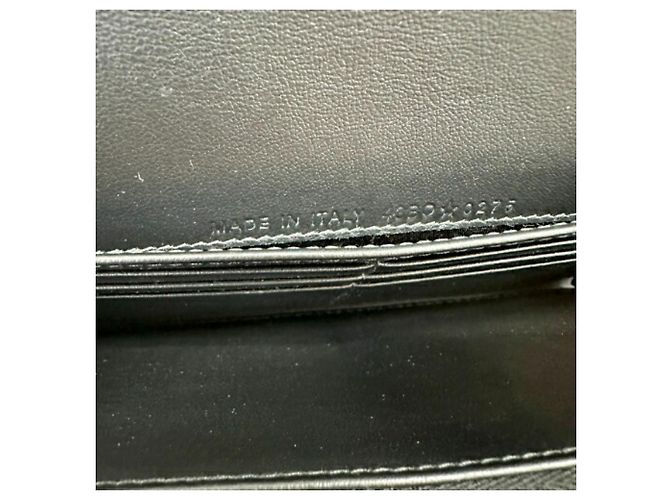 Christian Dior Portafoglio a lunga patta Dior Homme Gravity Nero - vista 8