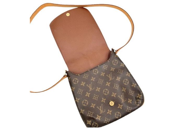 Louis Vuitton Monogram Musette Schultertasche Braun - Ansicht 10