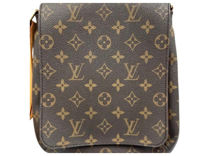 Louis Vuitton Monogram Musette Schultertasche Braun - Ansicht 2