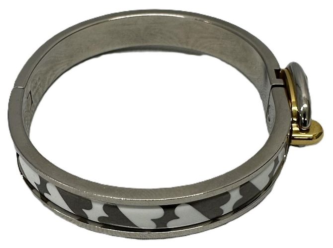 Hermès Bracciale Rigido Hermes Mini Click Chaine d'Ancre - vista 4