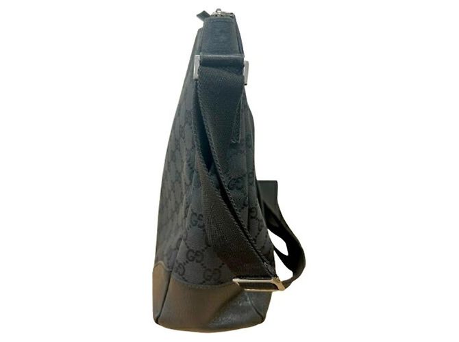 Borsa a tracolla Gucci GG Canvas Nero - vista 3