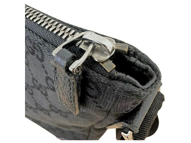 Borsa a tracolla Gucci GG Canvas Nero - vista 9