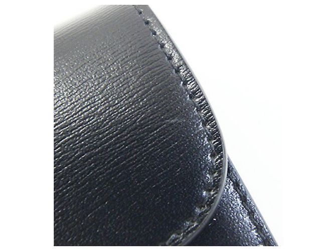 Triomphe Céline Celine Black Leather Card Case - view 5