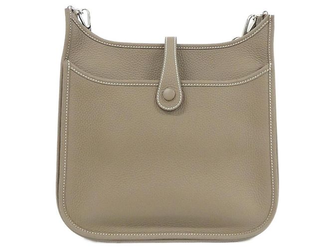 Hermès Borsa a tracolla Hermes Evelyne 3 PM Taupe - vista 2