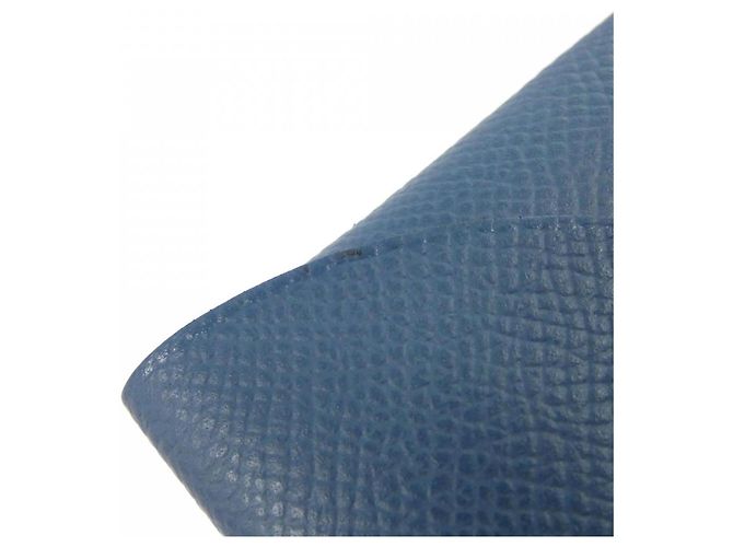 Hermès Porte-monnaie Hermes Calvi Duo Bleu - vue 3
