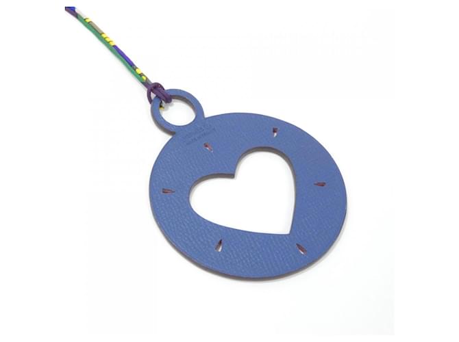 Hermès Hermes Heart Bag Charm Rosso Blu - vista 3