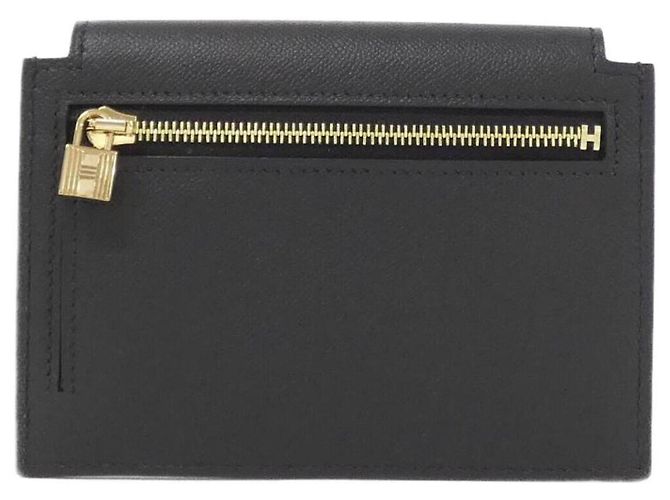 Hermès Cartera compacta Hermes Kelly Pocket Negro - vista 2