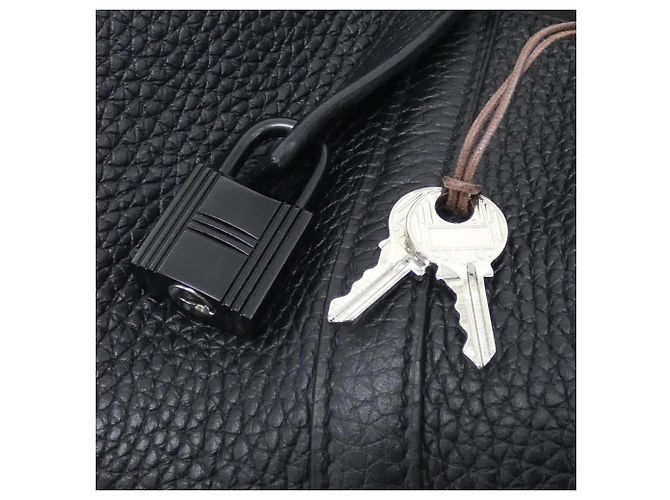 Hermès Borsa Hermes Picotin Lock Monochrome MM Nero - vista 3
