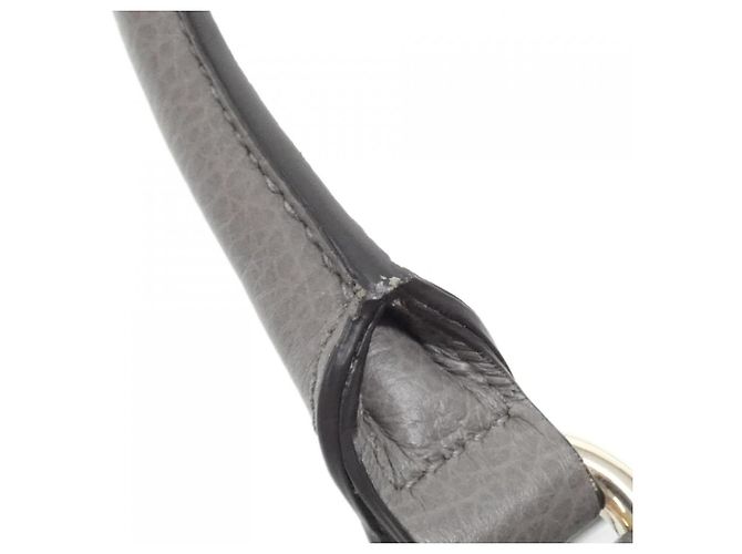 Borsa a mano Gucci in pelle grigia Marrone - vista 5