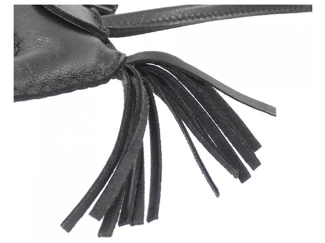 Hermès Hermes Rodeo Accessory Bag Charm PM Schwarz - Ansicht 4