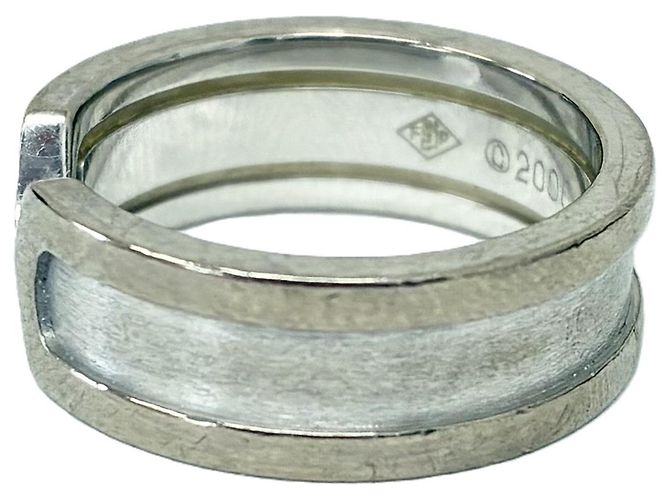 Cartier C2 Ring aus 18K Weißgold Silber - Ansicht 3