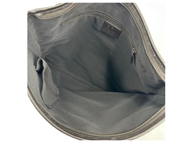 Borsa a tracolla Gucci Abbey GG Canvas Marrone - vista 3