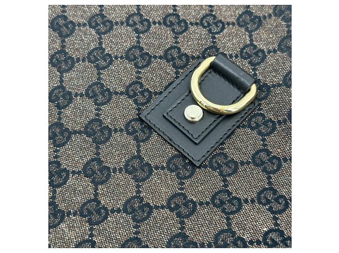 Borsa a tracolla Gucci Abbey GG Canvas Marrone - vista 8