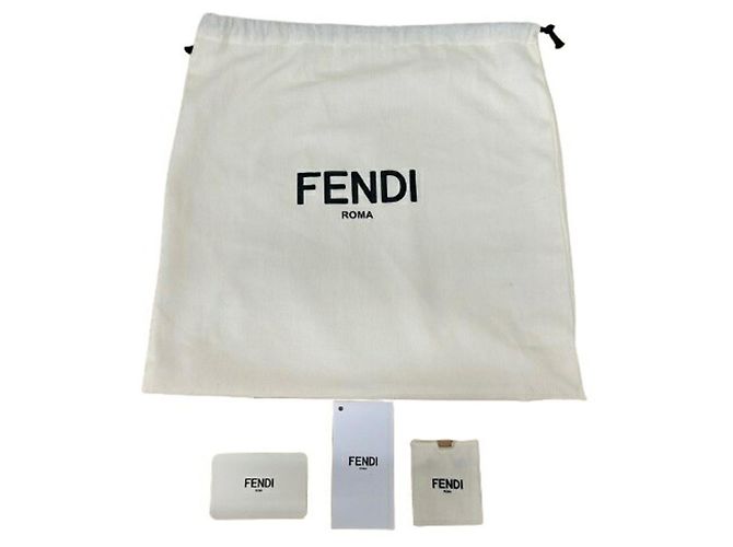 Borsa a tracolla in pelle Fendi By The Way Grigio - vista 10