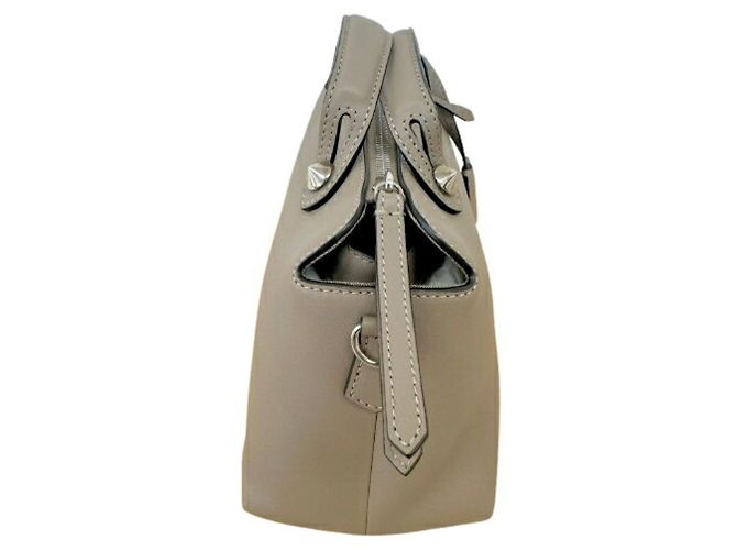 Borsa a tracolla in pelle Fendi By The Way Grigio - vista 4