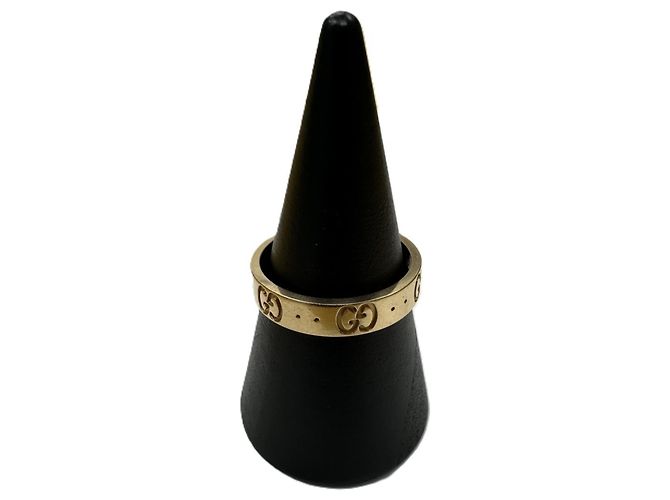 Anello Gucci Icon Band in Oro Giallo 18K - vista 2