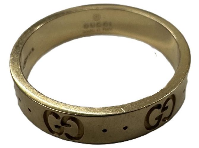 Anello Gucci Icon Band in Oro Giallo 18K - vista 4