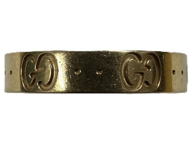 Anello Gucci Icon Band in Oro Giallo 18K - vista 6