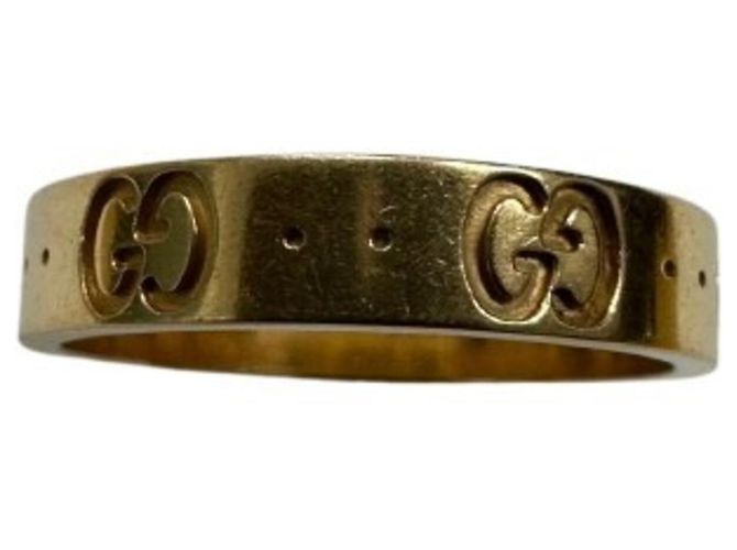 Anello Gucci Icon Band in Oro Giallo 18K - vista 7