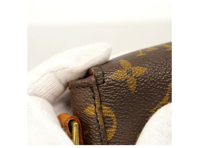 Borsa a tracolla Louis Vuitton Monogram Chantilly MM Marrone - vista 11