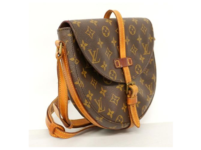 Borsa a tracolla Louis Vuitton Monogram Chantilly MM Marrone - vista 2
