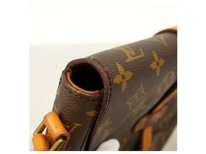 Borsa a tracolla Louis Vuitton Monogram Chantilly MM Marrone - vista 6